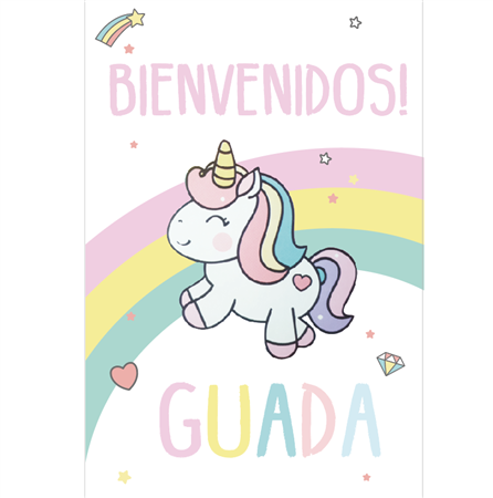 Afiche Pers. Baby Unicorn